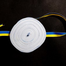 Лента флаг (желтый-синий)